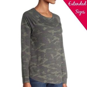 3/$20 Pullover Tee, Camo Print